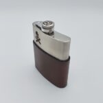 Bogan Hip Flask (brown leather)