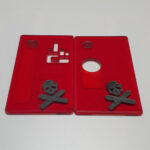 Bogan Logo Billet Box (Clear Red)