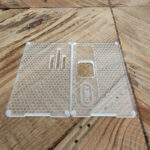 Hexagon (Clear) Pulse AIO .5 SQUARE BUTTON