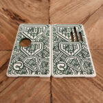 Grimm Army Wallpaper ( Engraved ) (White/Green infill)