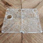 Grimm Green Sticker bomb ( Engraved ) Clear