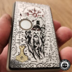The Mad Viking (aluminum panel) Billet Box