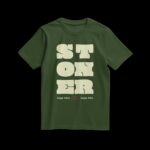 Stash Tee – STONER (Olive)