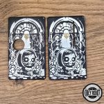 Goth (aluminum panel) Billet Box Round button